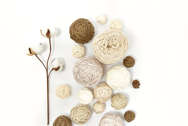 Zbliżenie nici i tamborka